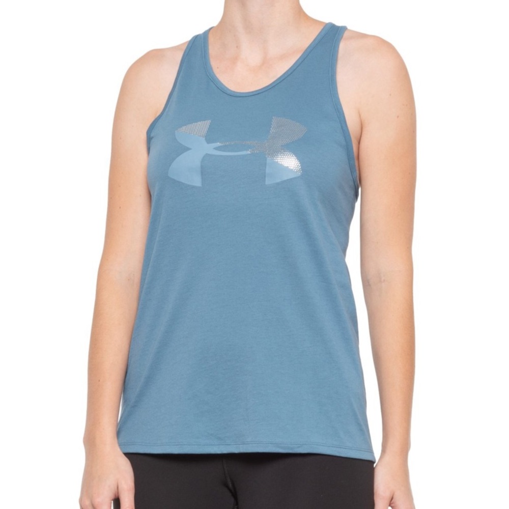 🆕 Under Armour HeatGear® Graphic Big Sparkle Logo Tank